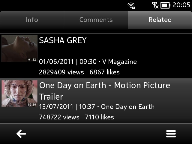 Screenshot, CuteTube