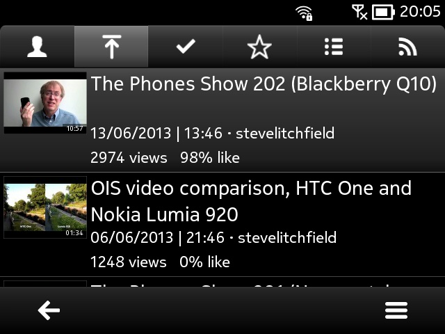 Screenshot, CuteTube