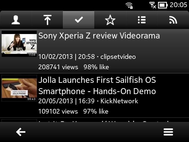 Screenshot, CuteTube