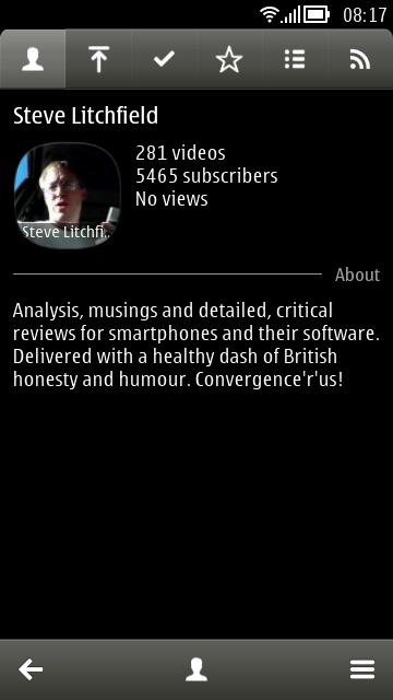 Screenshot, CuteTube