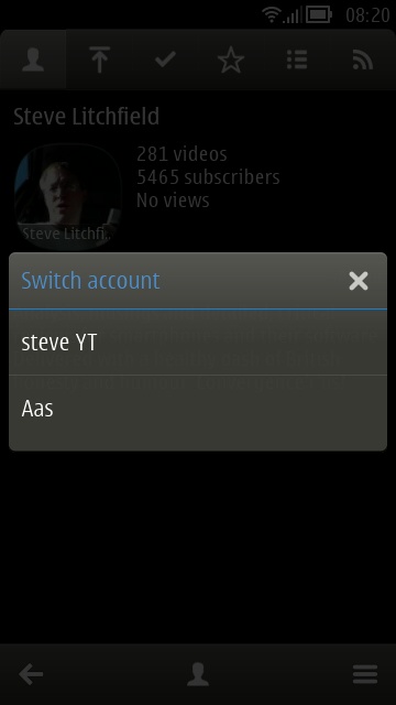 Screenshot, CuteTube