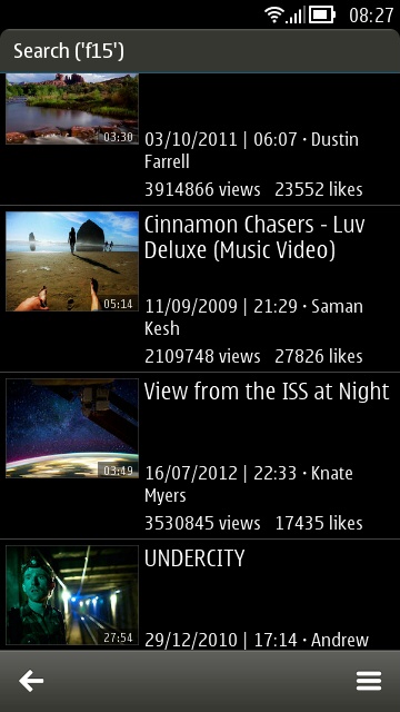 Screenshot, CuteTube