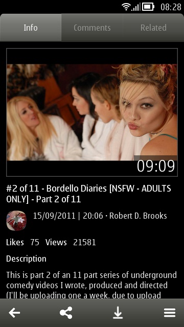 Screenshot, CuteTube