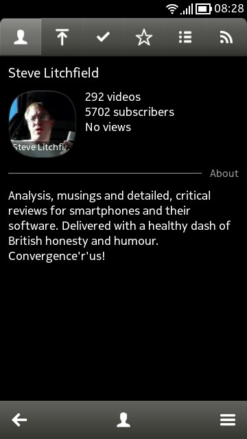 Screenshot, cuteTube update