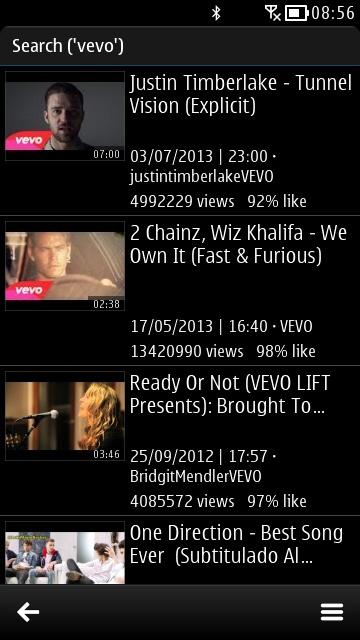 Screenshot, CuteTube