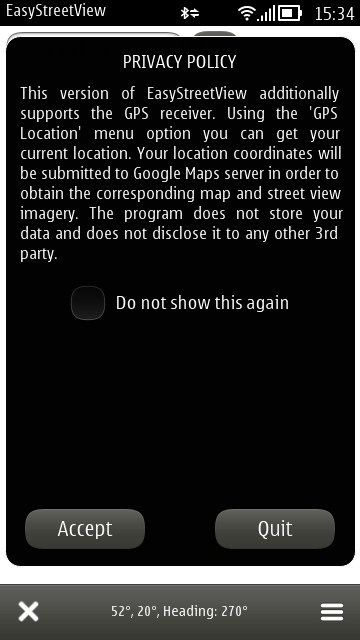 Screenshot, EasyStreetView