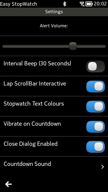 Screenshot, Easy StopWatch