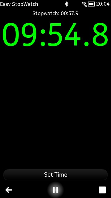 Screenshot, Easy StopWatch