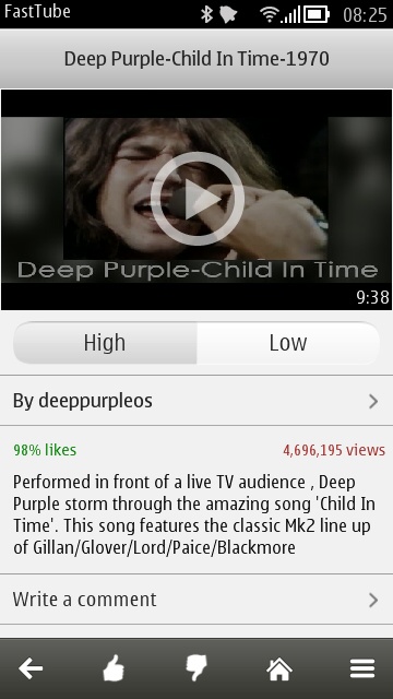 Screenshot, FastTube