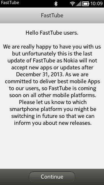 Screenshot, FastTube