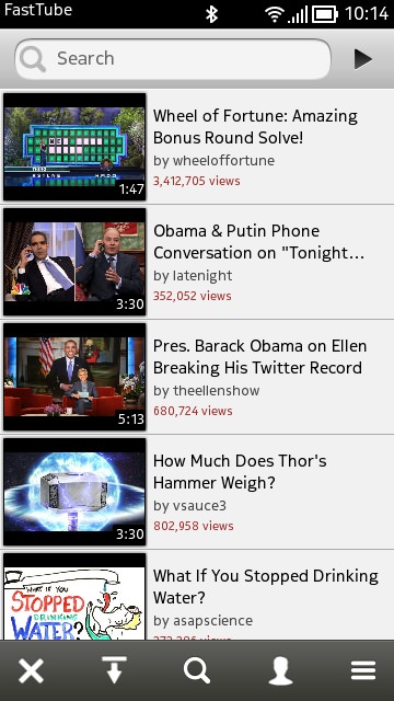 Screenshot, FastTube