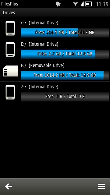 Screenshot, FilesPlus
