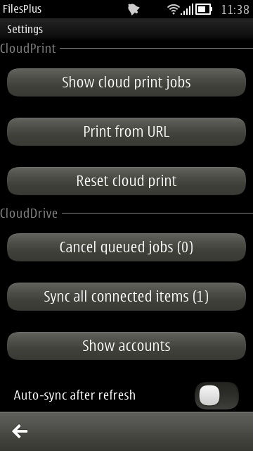 Screenshot, FilesPlus