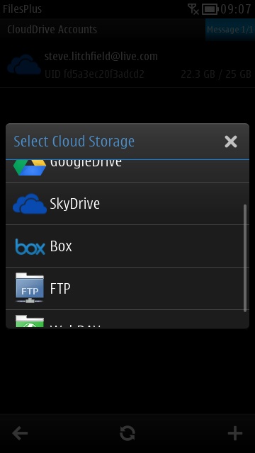 Screenshot, FilesPlus