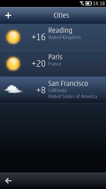 Screenshot, Gismeteo