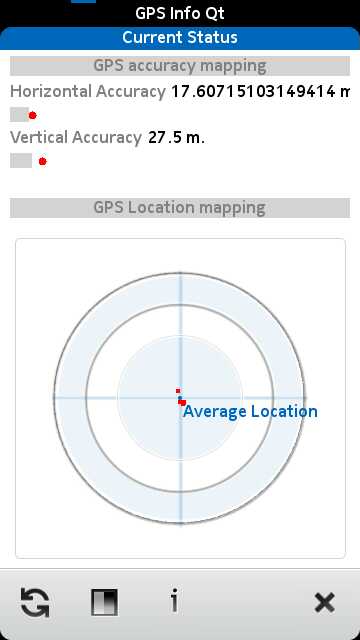 Screenshot GPS Info Qt