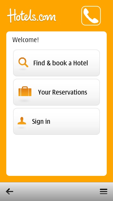 Screenshot, Hotels.com