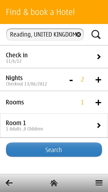 Screenshot, Hotels.com