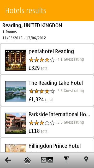 Screenshot, Hotels.com