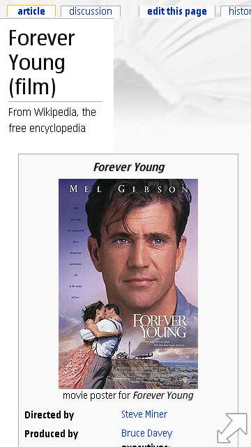 IMDb widget screenshot