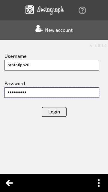 Screenshot, Instagraph Uploader