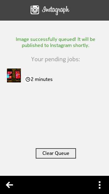 Screenshot, Instagraph Uploader