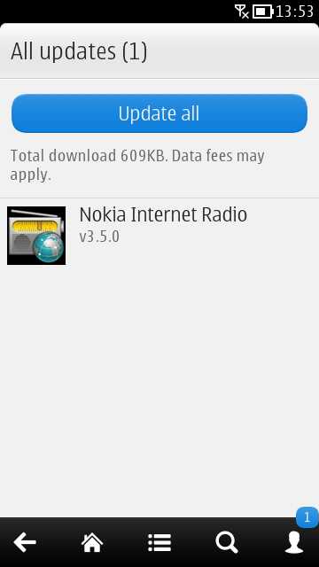 Nokia Internet Radio update