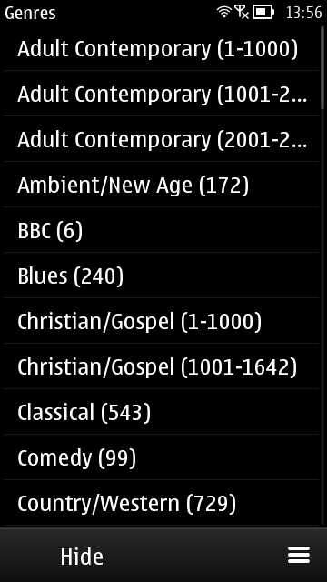 Nokia Internet Radio update