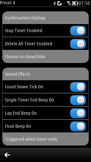 Screenshot, Interval Timer