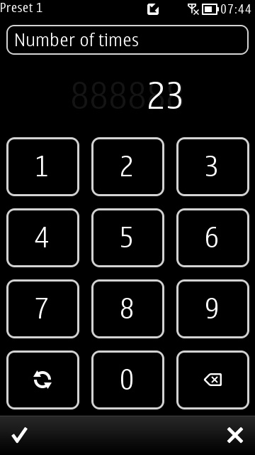 Screenshot, Interval Timer