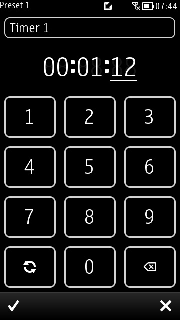 Screenshot, Interval Timer