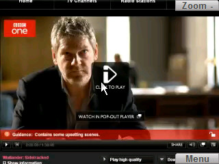 iPlayer through Skyfire