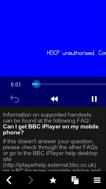 Screenshot, BBC iPlayer