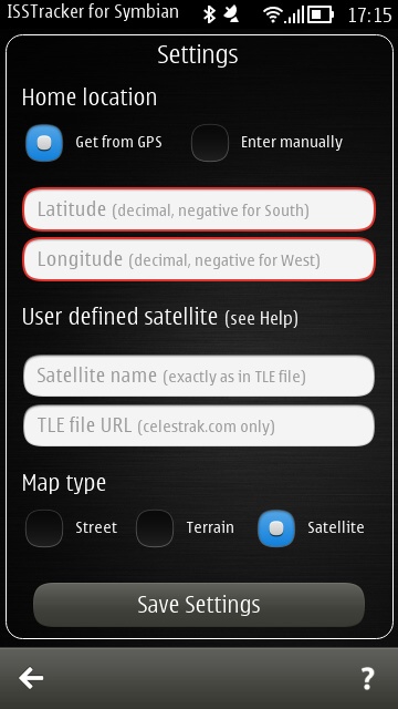 ISSTracker screenshot