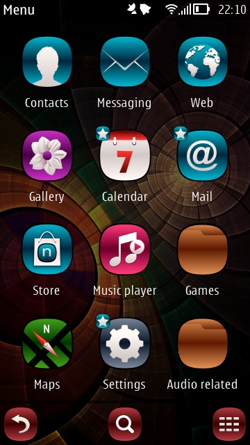 Swirls & Twirls theme