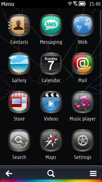 JustColor Lines screen