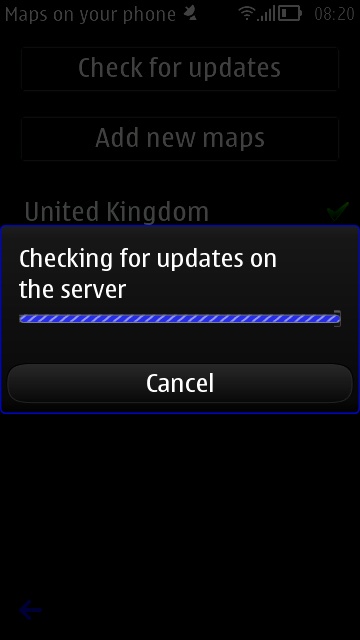 Screenshot, Map update