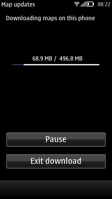 Screenshot, Map update