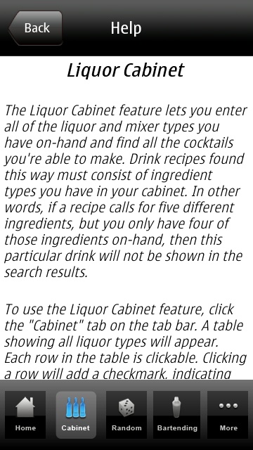 Mixologist screenshot