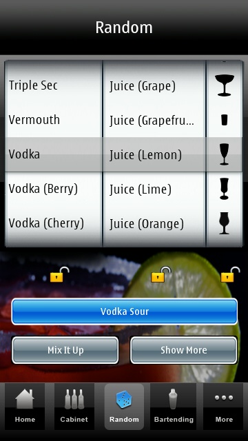 Mixologist screenshot