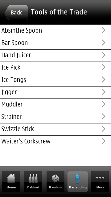 Mixologist screenshot