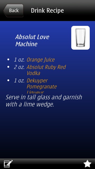 Mixologist screenshot