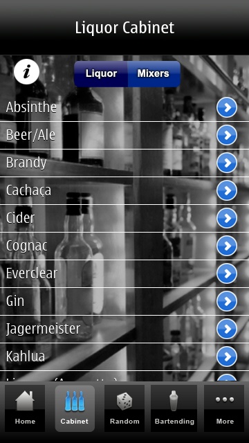 Mixologist screenshot