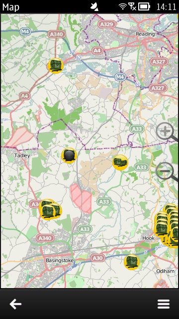 Mobicaching screenshot