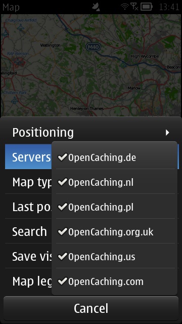 Mobicaching screenshot