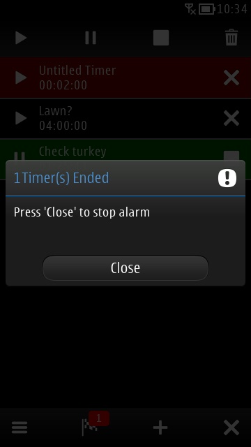 MultiTimer screenshot