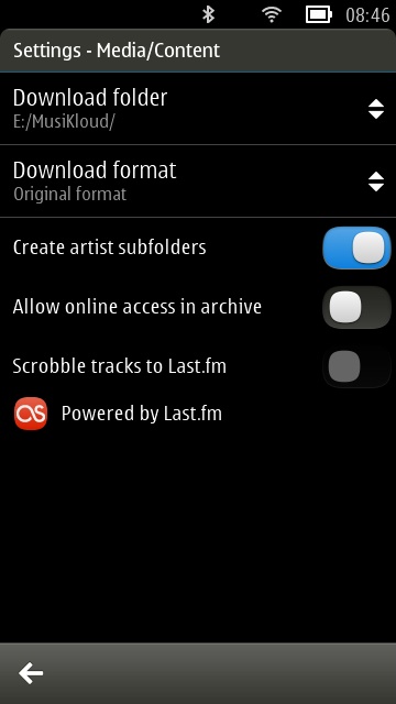 Screenshot, MusiKloud