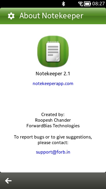 Screenshot, Notekeeper