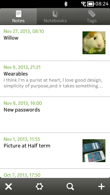Screenshot, Notekeeper