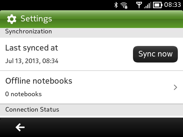 Notekeeper screenshot